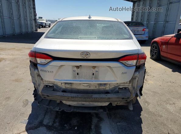 5YFEPMAE7MP196257 2021 TOYOTA COROLLA Silver Հետևի տեսք