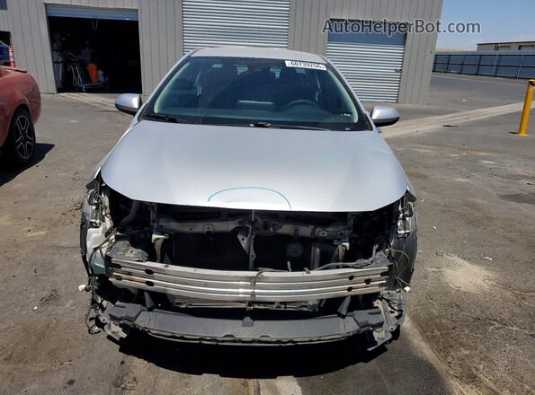 5YFEPMAE7MP196257 2021 TOYOTA COROLLA Silver Դիմացի տեսք