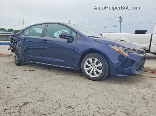 5YFEPMAE7MP213302 2021 TOYOTA COROLLA Blue Przód prawy