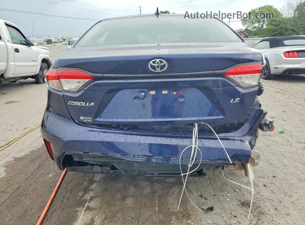 5YFEPMAE7MP213302 2021 TOYOTA COROLLA Blue Widok z tyłu