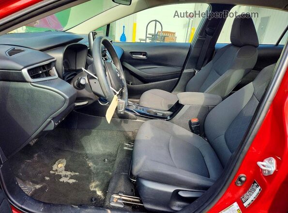 5YFEPMAE7MP217611 2021 TOYOTA COROLLA Red წინა სალონის ხედი