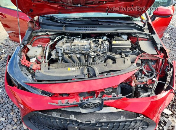 5YFEPMAE7MP217611 2021 TOYOTA COROLLA Red უკანა სალონის ხედი