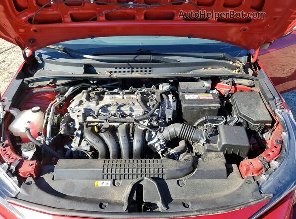 5YFEPMAE7MP221738 2021 TOYOTA COROLLA Red Vista interior trasera