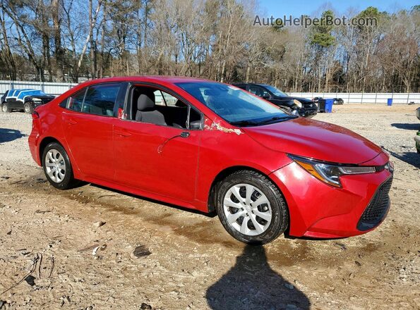 5YFEPMAE7MP221738 2021 TOYOTA COROLLA Red Delantero derecho