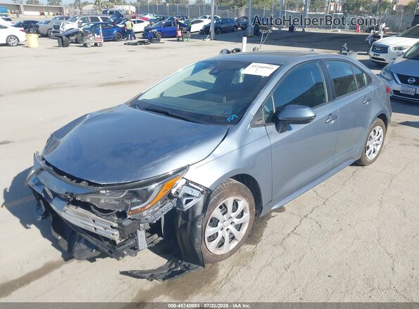 5YFEPMAE7MP227930 2021 TOYOTA COROLLA Gray Vista tres cuartos delantera izquierda