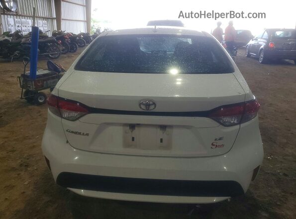 5YFEPMAE7MP233310 2021 TOYOTA COROLLA Белый Вид сзади