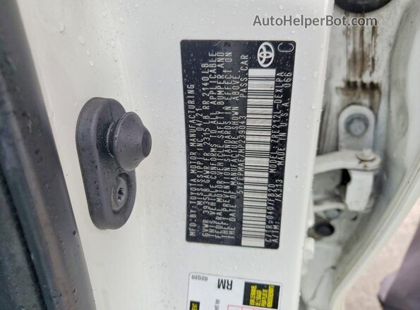 5YFEPMAE7MP239043 2021 TOYOTA COROLLA White Vista del compartimento del motor
