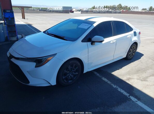 5YFEPMAE7NP308668 2022 TOYOTA COROLLA White Առջևի ձախ երեք քառորդ տեսարան