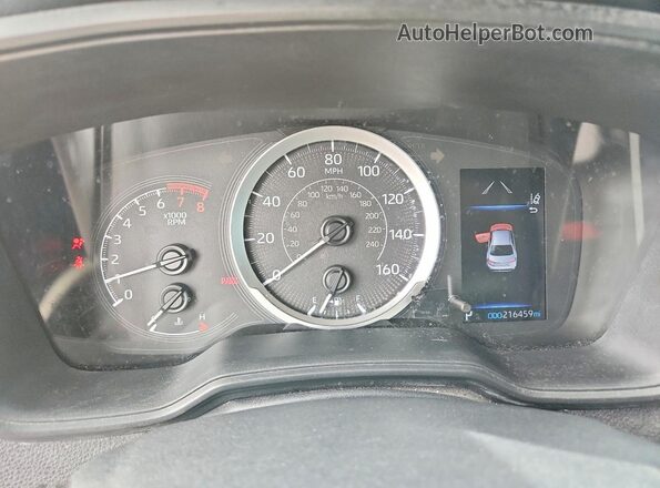 5YFEPMAE7NP328340 2022 TOYOTA COROLLA Черный Вид щитка приборов