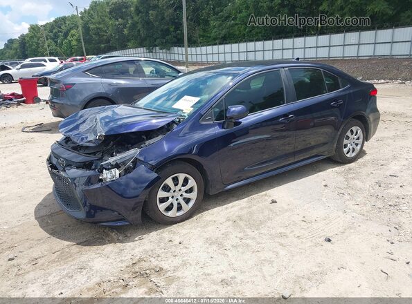 5YFEPMAE7NP361712 2022 TOYOTA COROLLA Blue Vista tres cuartos delantera izquierda
