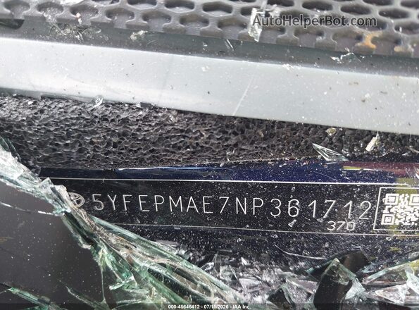 5YFEPMAE7NP361712 2022 TOYOTA COROLLA Blue 