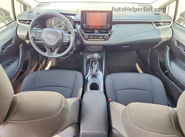 5YFEPMAE7NP391342 2022 TOYOTA COROLLA White Dashboard view