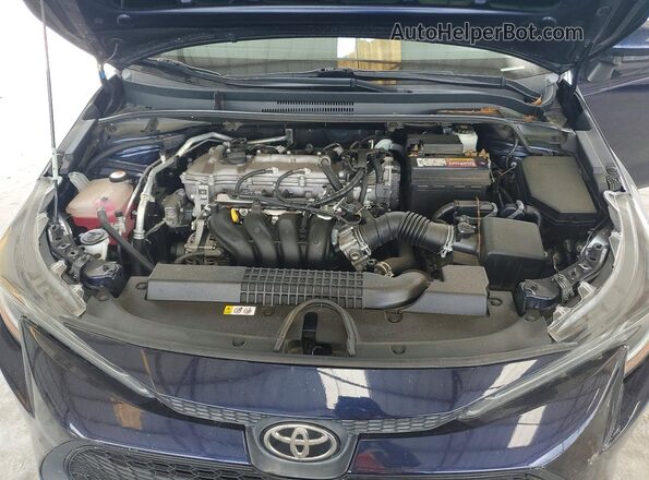 5YFEPMAE8MP160495 2021 TOYOTA COROLLA Синий Вид задней части салона