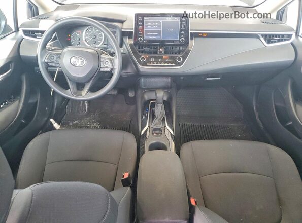 5YFEPMAE8MP160495 2021 TOYOTA COROLLA Синий Вид панели приборов