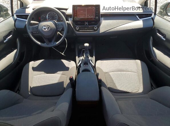 5YFEPMAE8MP170752 2021 TOYOTA COROLLA Gray წინა პანელის ხედი