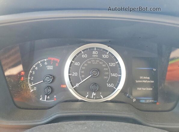 5YFEPMAE8MP170752 2021 TOYOTA COROLLA Gray ხელსაწყოთა პანელის ხედი