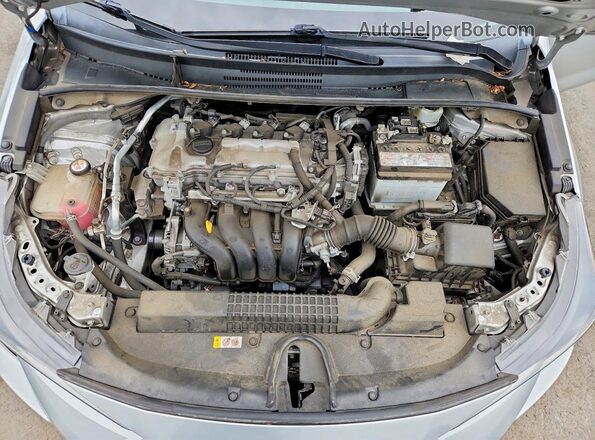 5YFEPMAE8MP177118 2021 TOYOTA COROLLA Silver Вид задньої частини салону