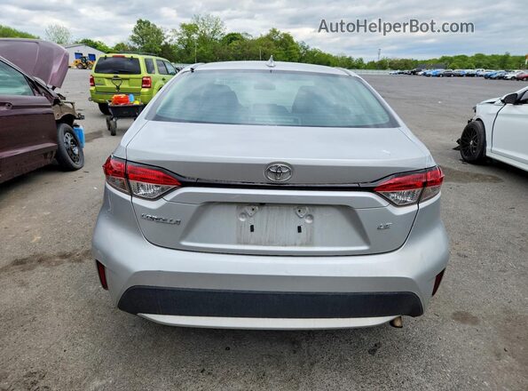 5YFEPMAE8MP177118 2021 TOYOTA COROLLA Silver Вид ззаду
