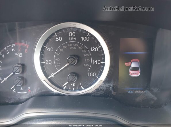 5YFEPMAE8MP247992 2021 TOYOTA COROLLA White უკანა სავარძლების ხედი