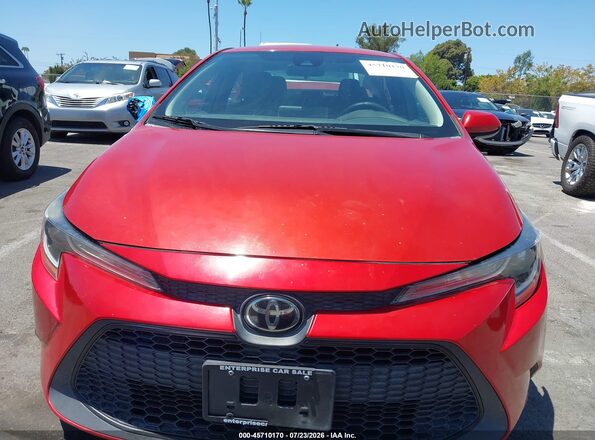 5YFEPMAE8MP256790 2021 TOYOTA COROLLA Red Սարքավորումների վահանակի տեսք
