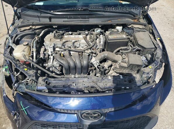 5YFEPMAE8MP260256 2021 TOYOTA COROLLA Blue Вид задньої частини салону