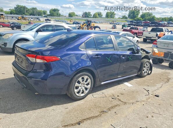 5YFEPMAE8MP260256 2021 TOYOTA COROLLA Blue Задня права чверть
