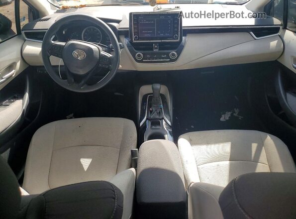 5YFEPMAE8MP260256 2021 TOYOTA COROLLA Blue Вид панелі приладів