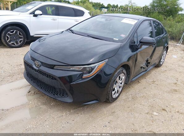 5YFEPMAE8MP268812 2021 TOYOTA COROLLA Черный Передняя левая четверть