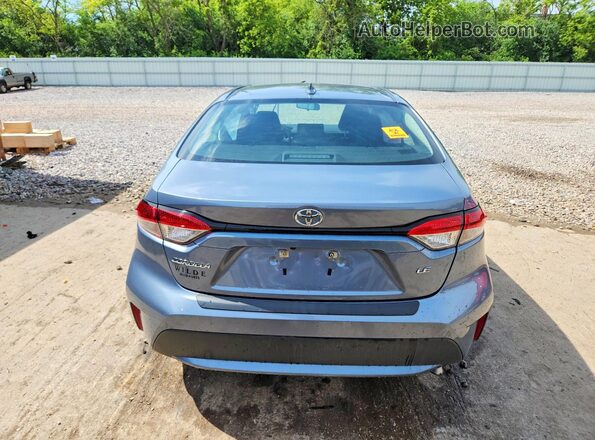 5YFEPMAE8NP307447 2022 TOYOTA COROLLA Blue უკანა ხედი