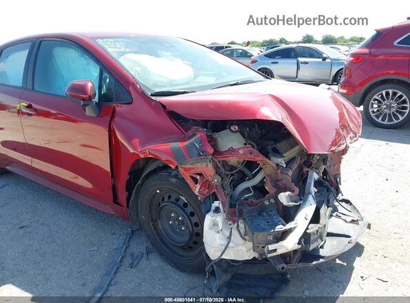 5YFEPMAE8NP342683 2022 TOYOTA COROLLA Red Դիմացի տեսք