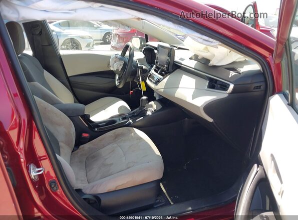 5YFEPMAE8NP342683 2022 TOYOTA COROLLA Red Սալոնի դիմացի տեսք