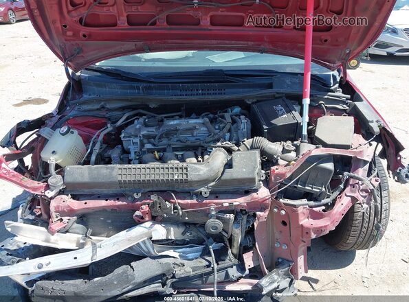 5YFEPMAE8NP342683 2022 TOYOTA COROLLA Red Հետևի տեսք