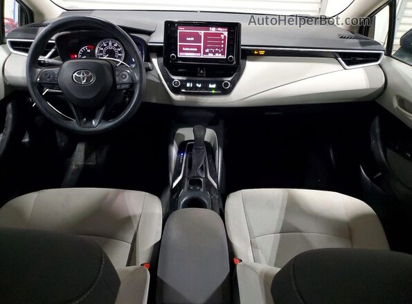 5YFEPMAE8NP372170 2022 TOYOTA COROLLA Black წინა პანელის ხედი