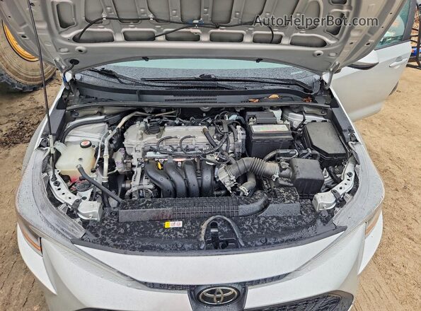 5YFEPMAE8NP382987 2022 TOYOTA COROLLA Серебряный Вид задней части салона