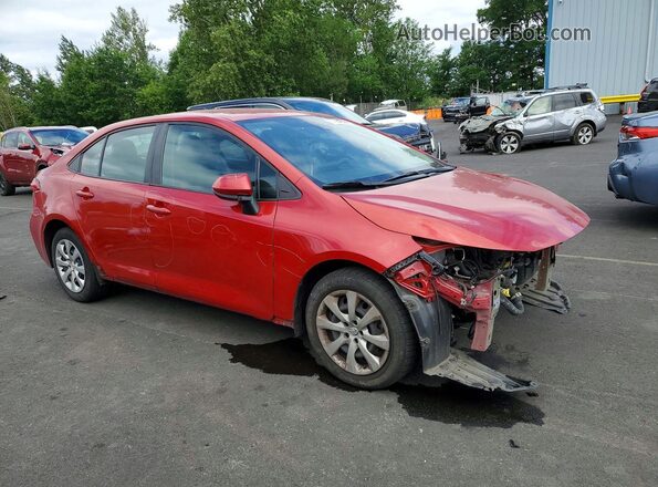 5YFEPMAE9MP185535 2021 TOYOTA COROLLA Red წინა მარჯვენა