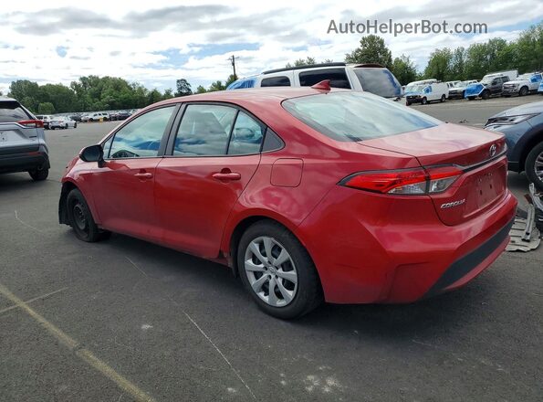5YFEPMAE9MP185535 2021 TOYOTA COROLLA Red უკანა მარცხენა