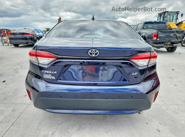 5YFEPMAE9MP206027 2021 TOYOTA COROLLA Blue Rear view