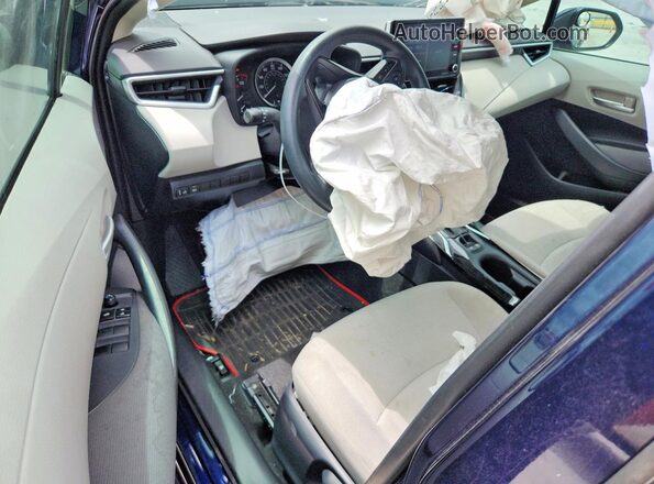 5YFEPMAE9MP206027 2021 TOYOTA COROLLA Blue Dashboard view