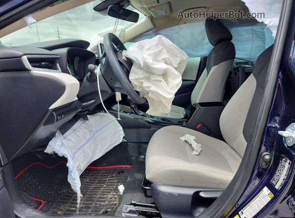 5YFEPMAE9MP206027 2021 TOYOTA COROLLA Blue Front interior view