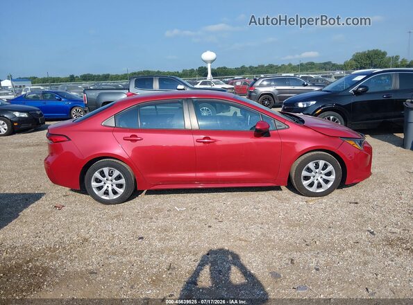 5YFEPMAE9MP212703 2021 TOYOTA COROLLA Red Widok wnętrza z tyłu