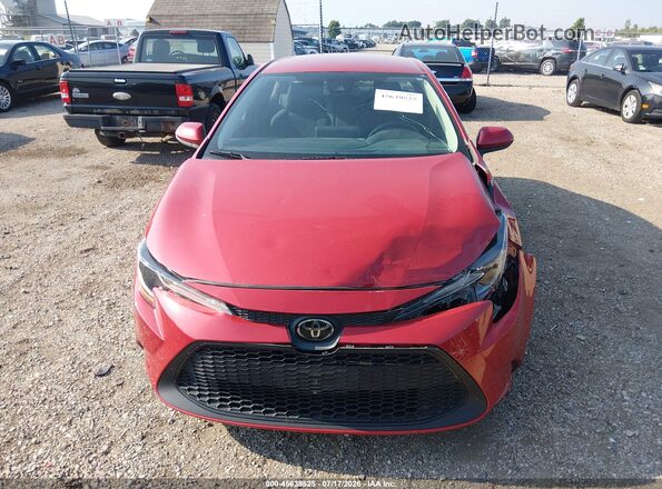 5YFEPMAE9MP212703 2021 TOYOTA COROLLA Red Widok zestawu wskaźników