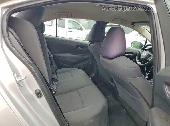 5YFEPMAE9MP253817 2021 TOYOTA COROLLA Silver უკანა სავარძლების ხედი