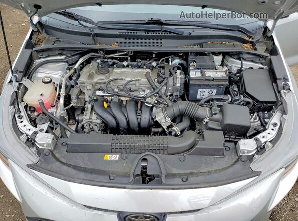 5YFEPMAE9MP253817 2021 TOYOTA COROLLA Silver უკანა სალონის ხედი