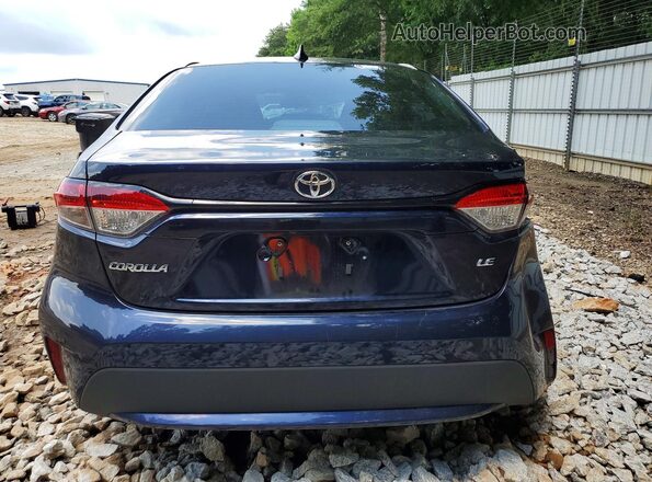 5YFEPMAE9MP263117 2021 TOYOTA COROLLA Blue Vista trasera