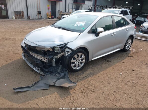 5YFEPMAE9MP264381 2021 TOYOTA COROLLA Silver Передня ліва чверть
