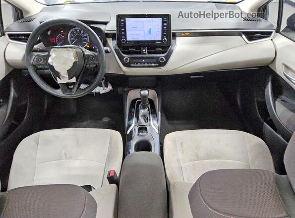 5YFEPMAE9MP268768 2021 TOYOTA COROLLA Black Dashboard view
