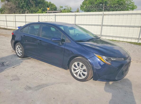 5YFEPMAE9NP319655 2022 TOYOTA COROLLA Blue Delantero derecho