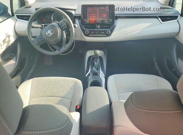 5YFEPMAE9NP319655 2022 TOYOTA COROLLA Blue Vista del salpicadero
