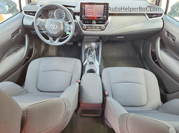 5YFEPMAE9NP341915 2022 TOYOTA COROLLA Blue Առջևի վահանակի տեսք