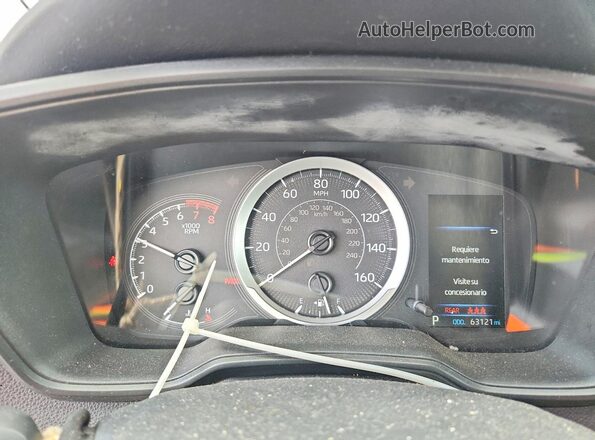 5YFEPMAE9NP341915 2022 TOYOTA COROLLA Blue Սարքավորումների վահանակի տեսք